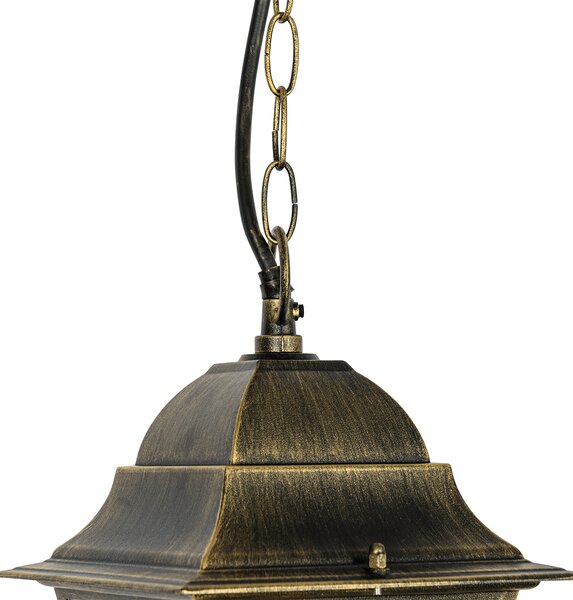 Vintage utomhuspendellampa antik guld - Antigua