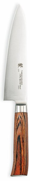 Kockkniv San, 18 cm, rostfritt stål/pakkawood