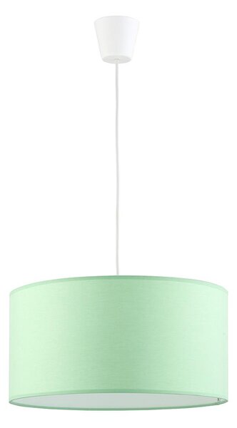 Ljuskrona med textilsladd RONDO KIDS 1xE27/25W/230V grön