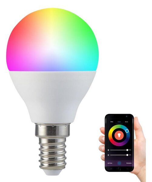 RGB Dimbar LED-lampa G45 E14/5,5W/230V 3000-6500K Wi-fi Tuya