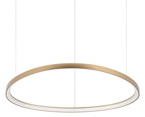 Ideal Lux - LED ljuskrona med textilsladd GEMINI LED/82W/230V diameter 105 cm guld
