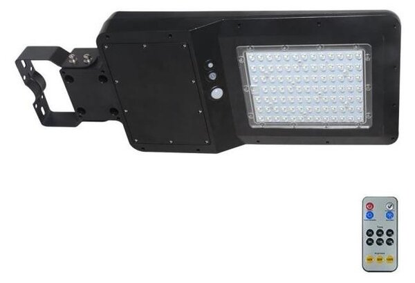 LED Solcellsgatulampa med sensor LED/40W/9,6V IP65 6000K + +Fjärrkontrol