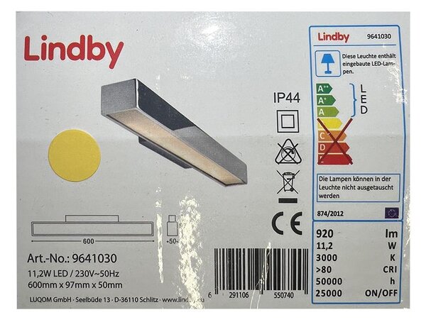 Lindby - Badrumsspegel med LED-belysning KIANA LED/11,2W/230V IP44