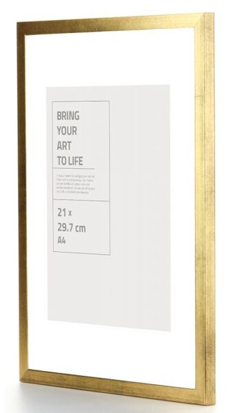 GALANT Tavelram - Guld - 21x30 cm (A4) - 2-pack