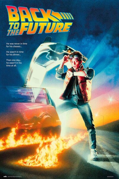 Poster, Affisch Back to the Future