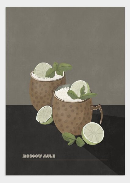 Moscow mule poster - 21x30
