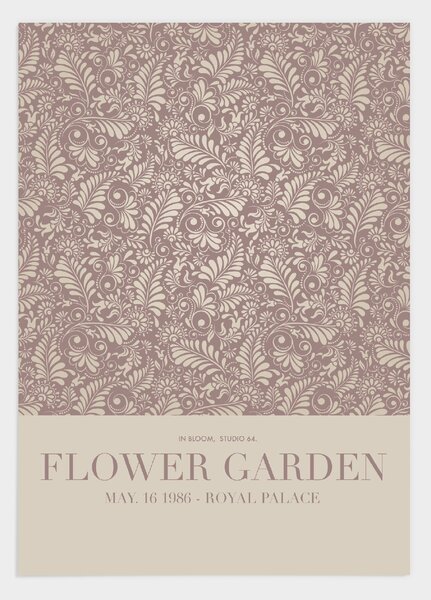 Flower garden poster - 50x70