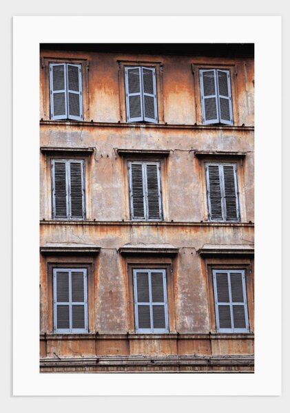 Windows in rome poster - 21x30