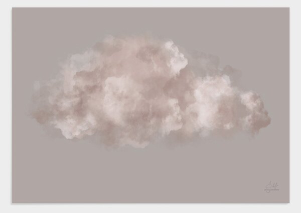 Pink cloud poster - 21x30