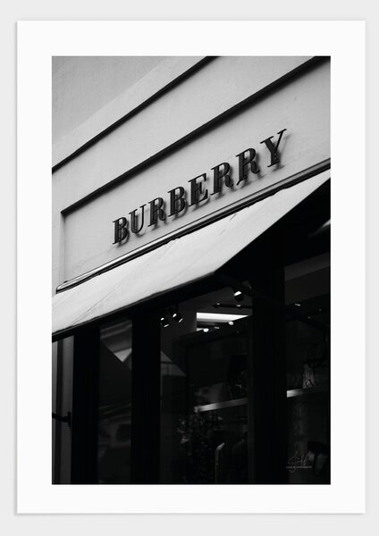 Burberry sign poster - 21x30