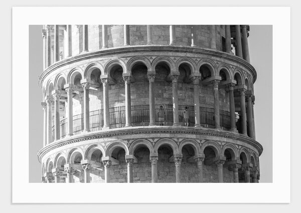 Leaning tower of Pisa poster - 30x40