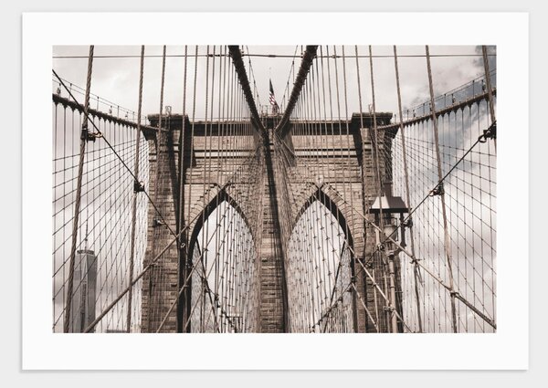 Brooklyn bridge new york poster - 30x40
