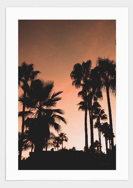 Marbella sunset poster - 21x30