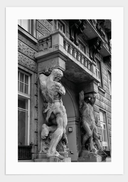 Naked statue poster - 30x40