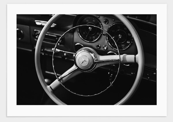 Steering wheel poster - 21x30