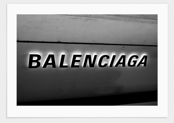 Balenciaga poster - 30x40