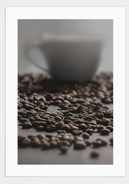 Coffee beans poster - 21x30
