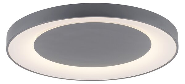 Taklampa mörkgrå inkl LED med fjärrkontroll - Meidan