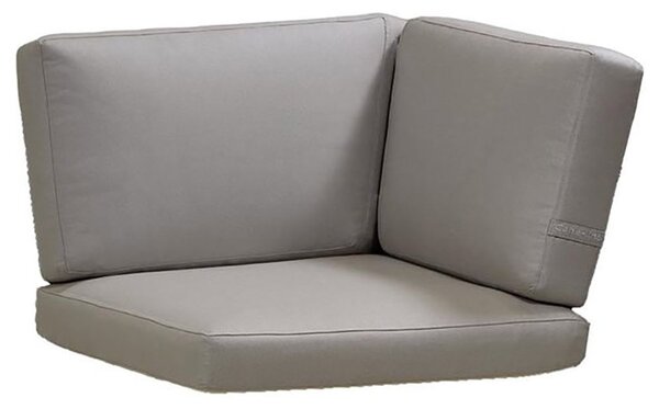 Cane-line - Cushion set for Connect Modules + Lounge chair - Kuddar för utomhusbruk - Cushion for Corner Module - Taupe - B: 70 x D: 67 x H: 8 cm