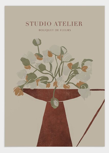 Studio atelier poster - 21x30