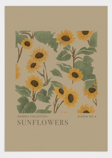 Sunflowers poster - 30x40