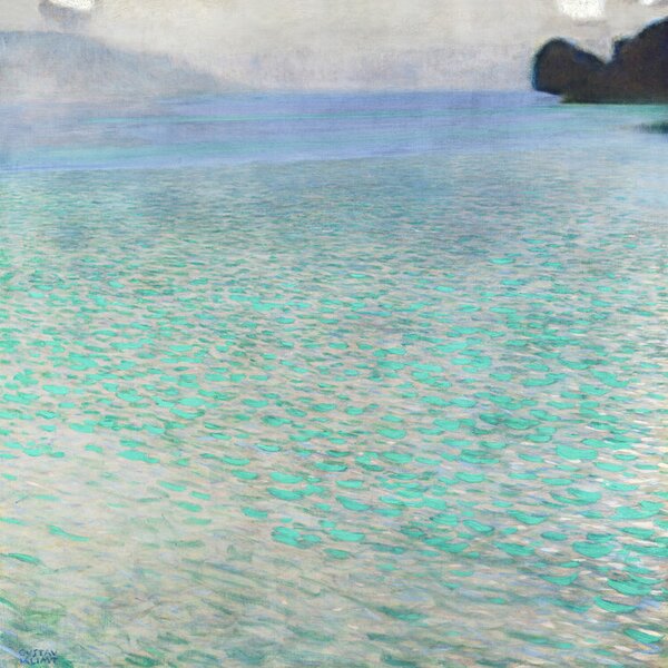 Bildreproduktion Attersee (1900), Gustav Klimt