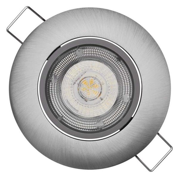 Infälld LED-belysning EXCLUSIVE 1xLED/5W/230V 4000 K silver