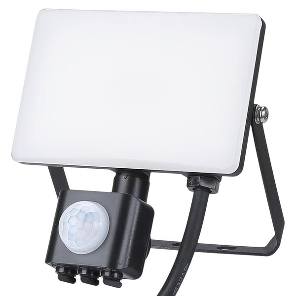 LED Utomhusstrålkastare med en sensor LED/20W/230V 5000K IP44