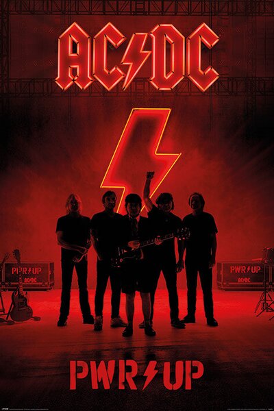 Poster, Affisch AC/DC - PWR/UP, (61 x 91.5 cm)