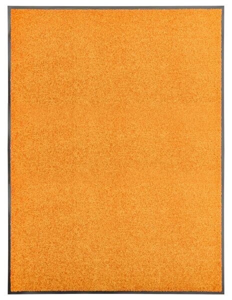 Dörrmatta tvättbar orange 90x120 cm