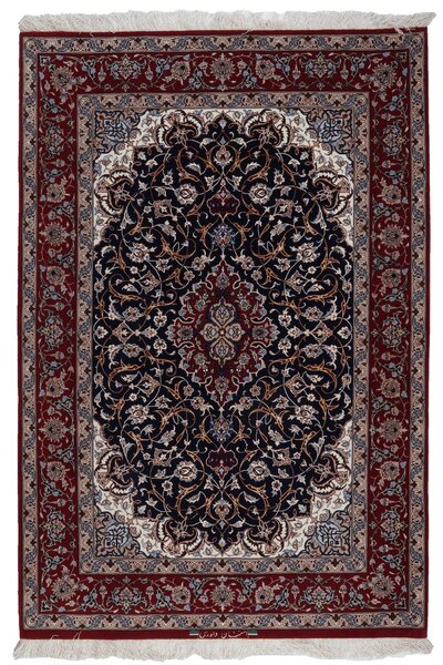 Isfahan silke varp Matta 108x160