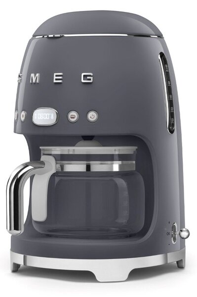 Kaffebryggare 50's Style, blank, slate grey