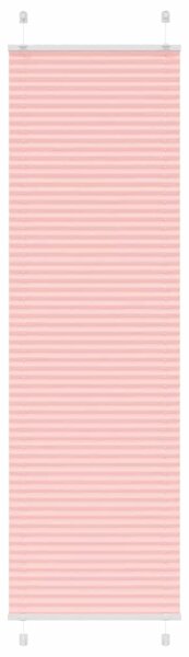 Plisserad persienn rosa 65x200cm tyg bredd 64,4cm polyester