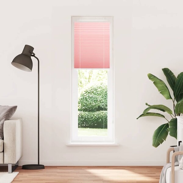 Plisserad persienn rosa 65x200cm tyg bredd 64,4cm polyester