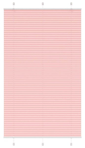 Plisserad persienn rosa 115x200 cm tyg bredd 114,4cm polyester