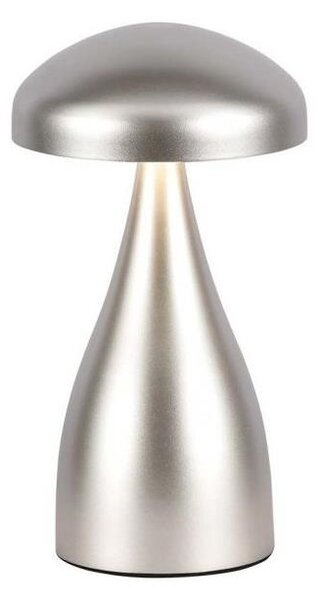 LED Ljusreglerad uppladdningsbar bordslampa LED/1W/5V 3000-6000K 1800 mAh silver