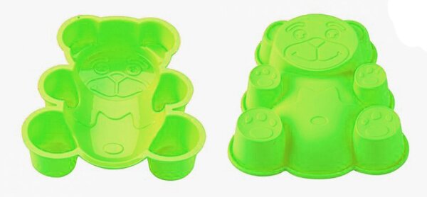 Blaumann BL-1274; Silicone cake mold shaped bear Green