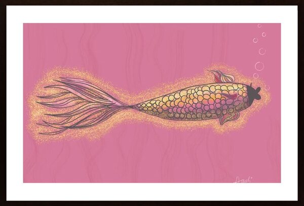 Glittering Fish Poster