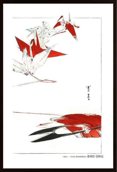 Seitei -Bird Origami Poster