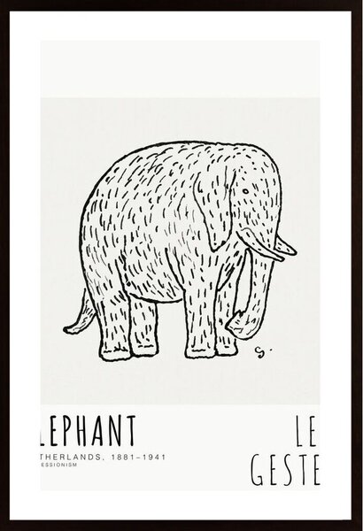 Leo Gestel-Elephant Poster