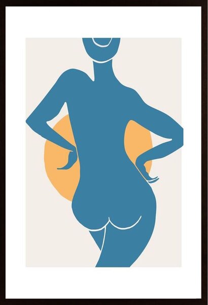 Blue Woman Poster