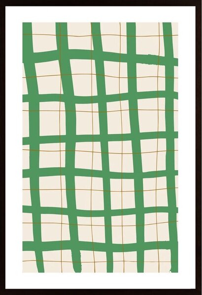 Green Grid Poster