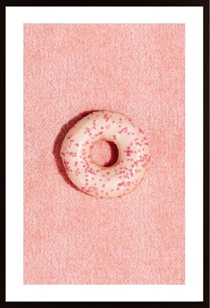 Pink Doughnut Poster