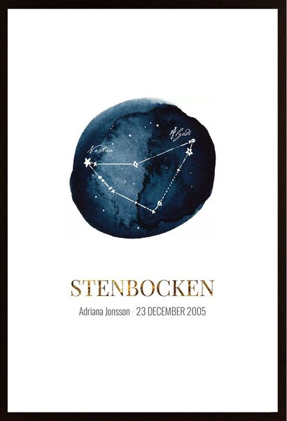 Stenbocken (Egen Text) Poster