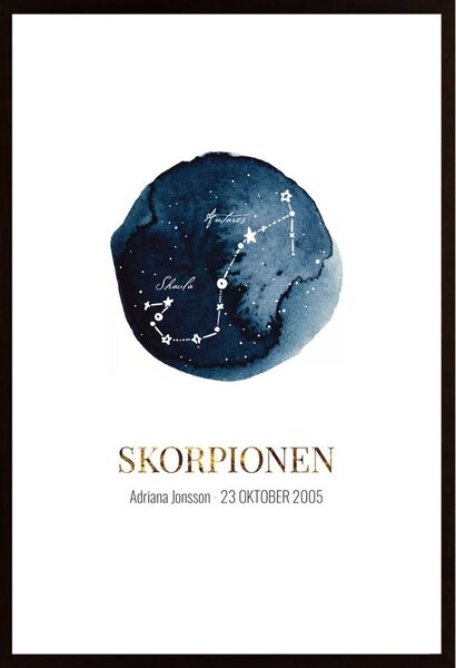 Skorpionen (Egen Text) Poster