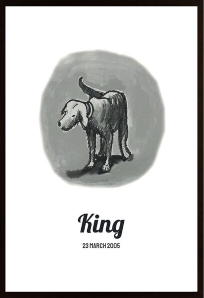 Hund (Egen Text) Poster