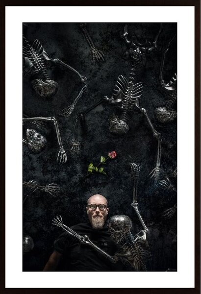 Skeletons And A Rose Poster