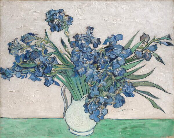 Gogh, Vincent van - Konsttryck Irises, 1890, (40 x 30 cm)