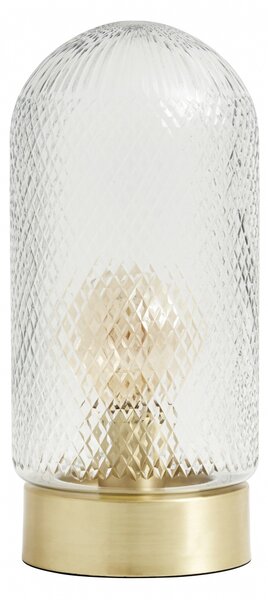 Nordal - DOME lamp, high, cut glass/brass