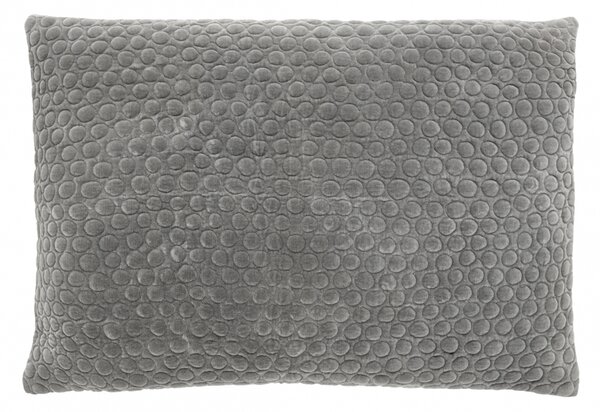 Nordal - MIZAR cushion cover, grey, velvet